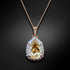 Komplektas "Debesu Piliens III (Golden Shadow)" su Swarovski™ kristalais